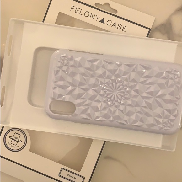 Felony Glossy White iPhone XR Kaleidoscope Case - Picture 5 of 6